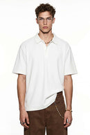 Taped Cool-Touch Polo Shirt - Light Gray