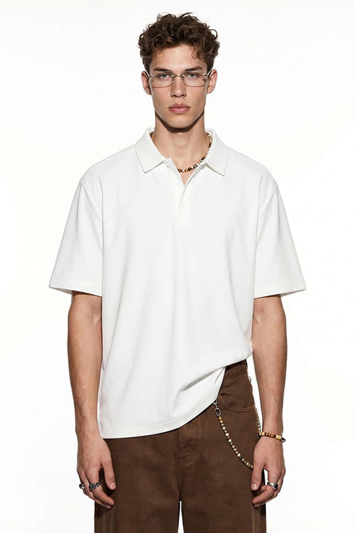 Taped Cool-Touch Polo Shirt - Light Gray