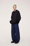 Cropped Boxy Hooded Sweatshirt - Active Black