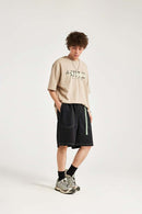 Moisture-Wicking Utility Knee-Length Shorts - Black