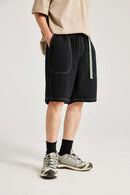 Moisture-Wicking Utility Knee-Length Shorts - Black