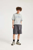 Moisture-Wicking Utility Knee-Length Shorts - Charcoal