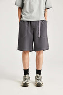 Moisture-Wicking Utility Knee-Length Shorts - Charcoal