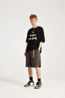 Moisture-Wicking Utility Knee-Length Shorts - Coffee