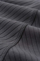 Ribbed Slim Fit T-Shirt - Gray