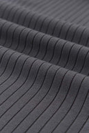 Ribbed Slim Fit T-Shirt - Gray