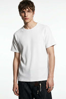 Ribbed Slim Fit T-Shirt - White
