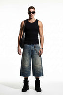 Ribbed Slim Fit Tank Top - Black