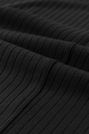 Ribbed Slim Fit Tank Top - Black