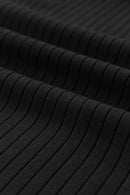 Ribbed Slim Fit Tank Top - Black