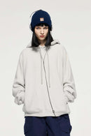 Fleece Loose Fit Pullover Hoodie - Wheaten