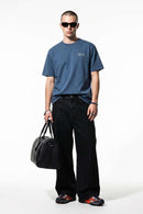 Raised Back Graphic T-Shirt - Blue