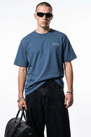 Raised Back Graphic T-Shirt - Blue