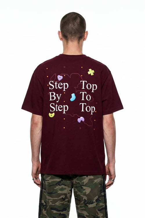 Raised Back Graphic T-Shirt - Purple