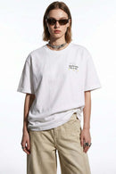 Raised Back Graphic T-Shirt - White