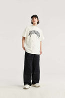 Ripstop Wide-Leg Cargo Pants - Black