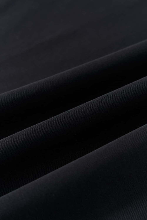Chenille Graphic Loose T-Shirt - Black