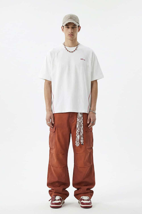 Quick-Dry Mesh Graphic T-Shirt - White