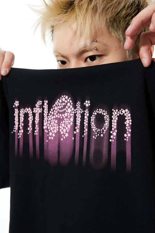 Star Graphic Loose T-Shirt - Black