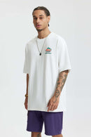 Puff Print Graphic T-Shirt - White