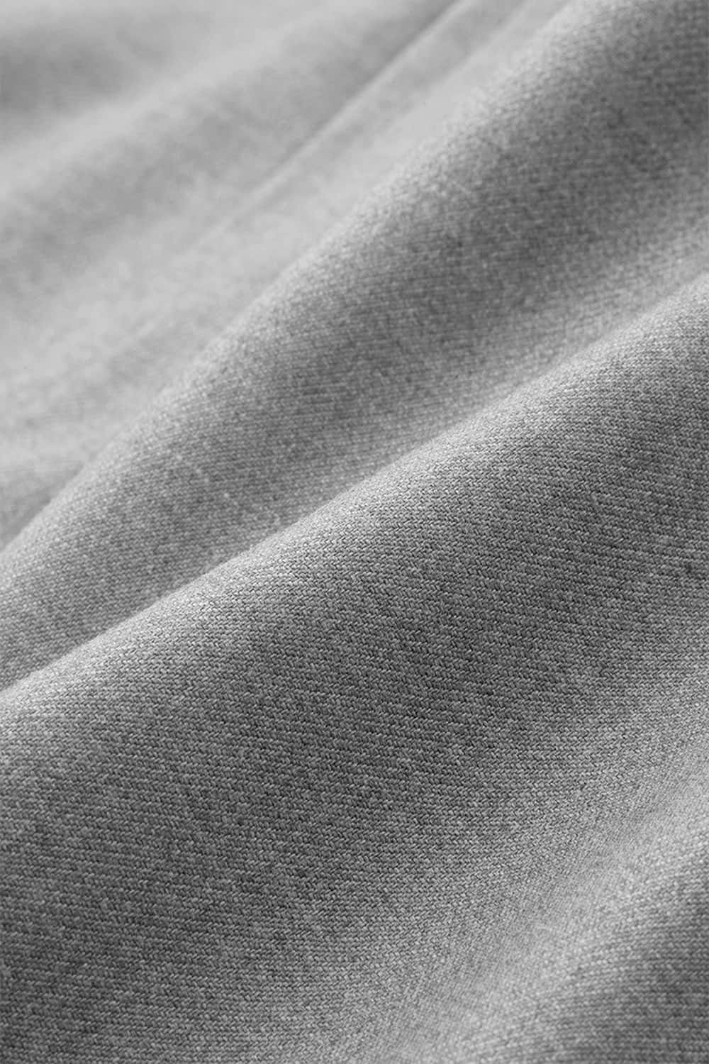 Curved Seam Wide-Leg Trousers - Gray