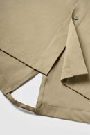 Hooded Fishtail Utility Parka - Khaki