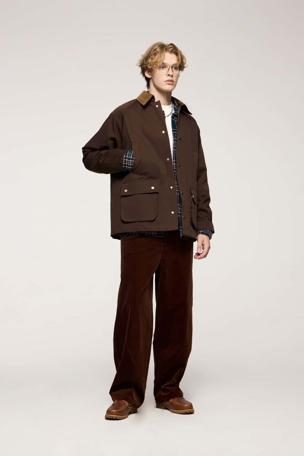 Flap Pocket Field Work Jacket - Coffee