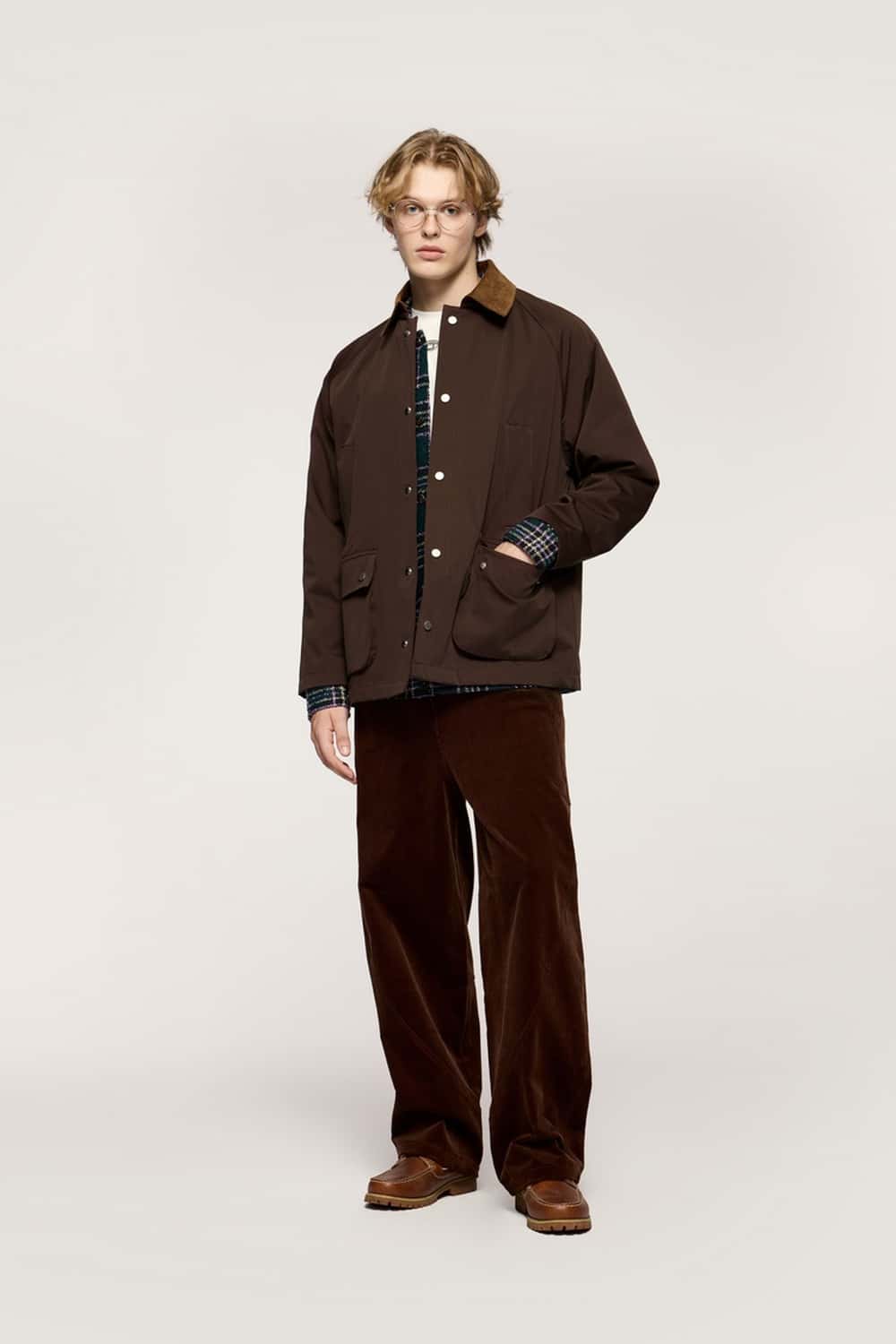 Flap Pocket Field Work Jacket - Coffee