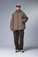 Fleece Cargo Straight Pants - Coffee