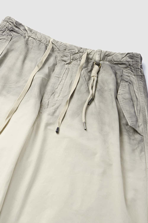 Washed Parachute Cargo Pants - Apricot