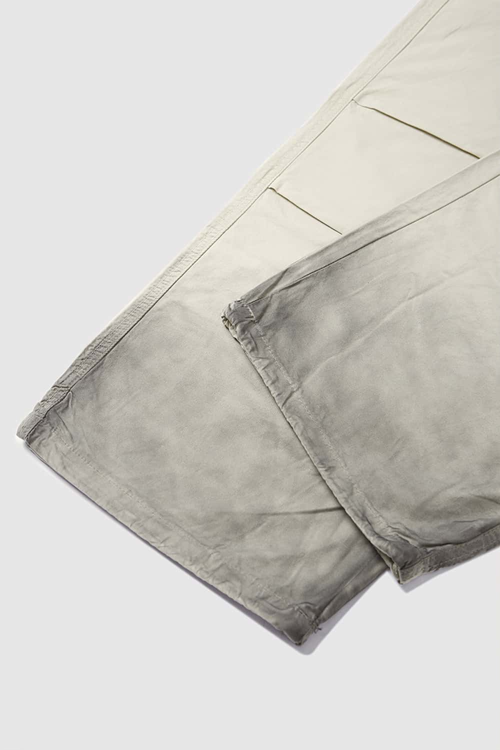 Washed Parachute Cargo Pants - Apricot