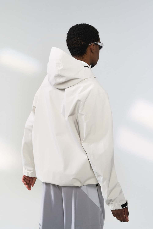 Water-Repellent Pocket Shell Jacket - Off White