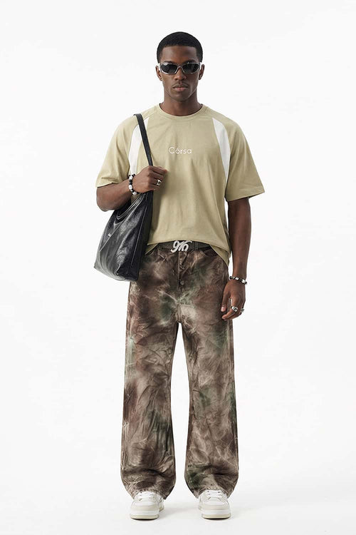 Breathable Paneled Outdoor T-Shirt - Fruit Green