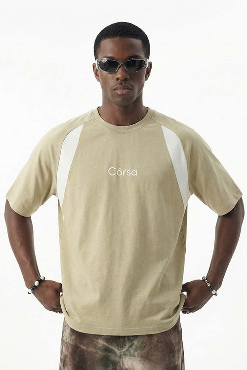 Breathable Paneled Outdoor T-Shirt - Fruit Green