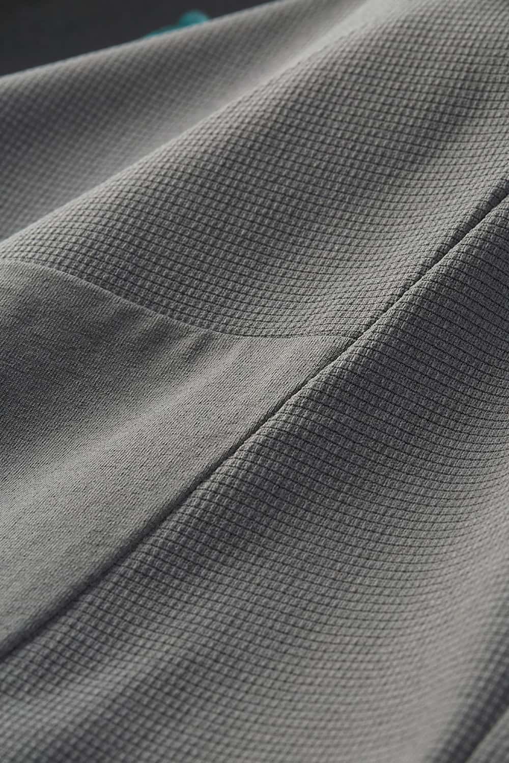 Quick-Dry Zip Pocket Long-Sleeve T-Shirt - Dark Gray