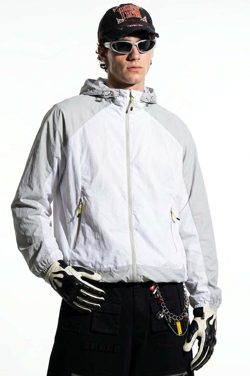 Lightweight Sun-Protective Hooded Jacket - Gray