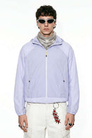 Lightweight Sun-Protective Hooded Jacket - Purple