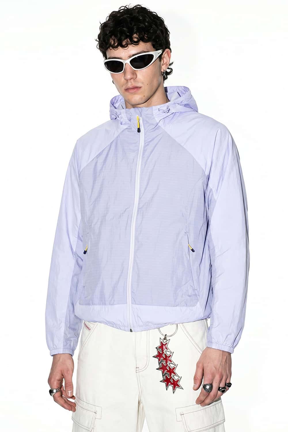 Lightweight Sun-Protective Hooded Jacket - Purple