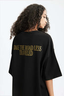 Motorcycle Graphic Heavyweight T-Shirt - Black