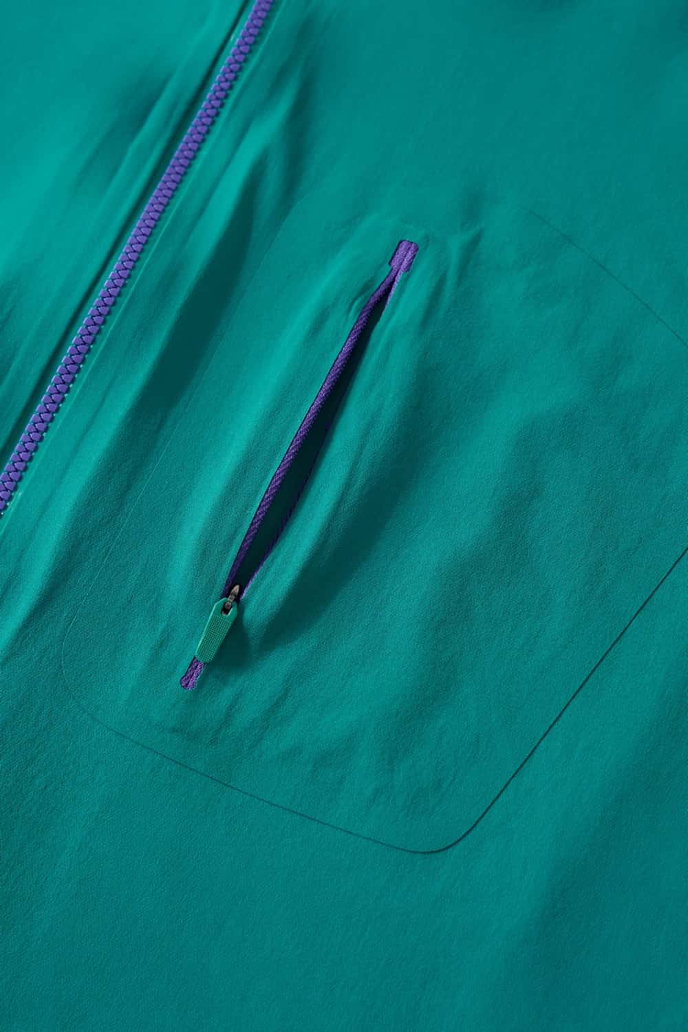 Sun-Cover Hooded Zip Jacket - Blue