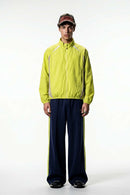 Lightweight Paneled Track Jacket - Green
