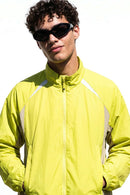 Lightweight Paneled Track Jacket - Green