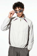Lightweight Paneled Track Jacket - Off White