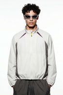 Lightweight Paneled Track Jacket - Off White
