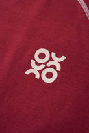 Quick-Dry Contrast Seam T-Shirt - Red