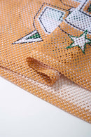 Loose Fit Mesh Baseball Jersey - Orange