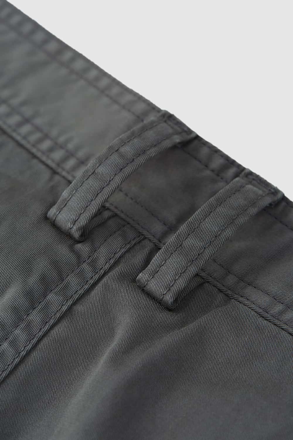 Stretch Twill Slim Flare Pants - Dark Gray