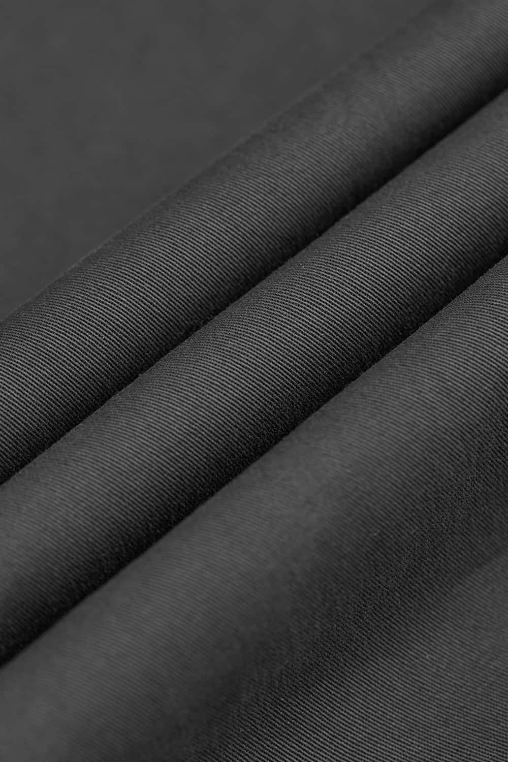 Stretch Twill Slim Flare Pants - Dark Gray