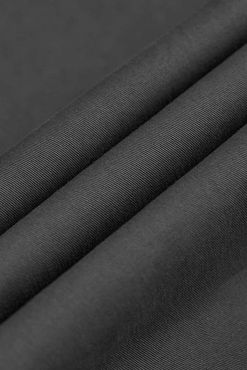 Stretch Twill Slim Flare Pants - Dark Gray