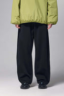 Straight-Leg Stretch Sweatpants - Rust Black